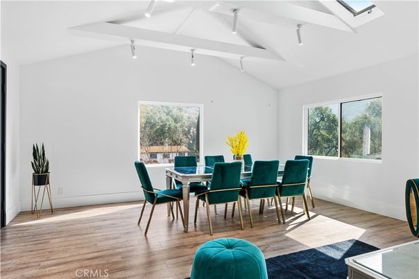Dining room, Interior, Wood Texture Flooring