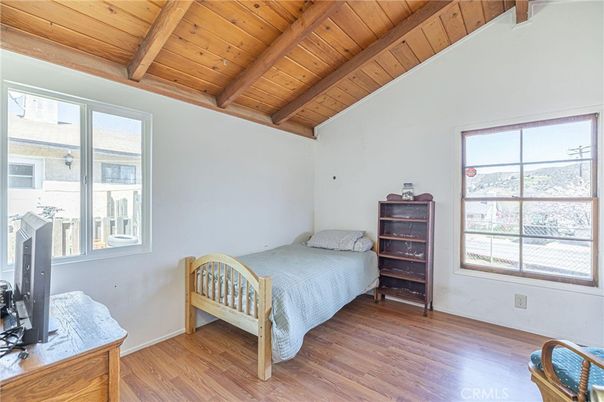 Bedroom, Interior, Wooden Beams, Wooden Ceilings, Wood Texture Flooring