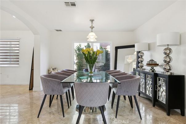 Dining room, Interior, Pendant Lights
