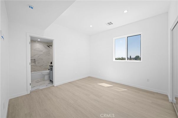 Bathroom, Empty room, Interior, Marble, Marble Walls, Recessed Lighting, Wood Texture Flooring
