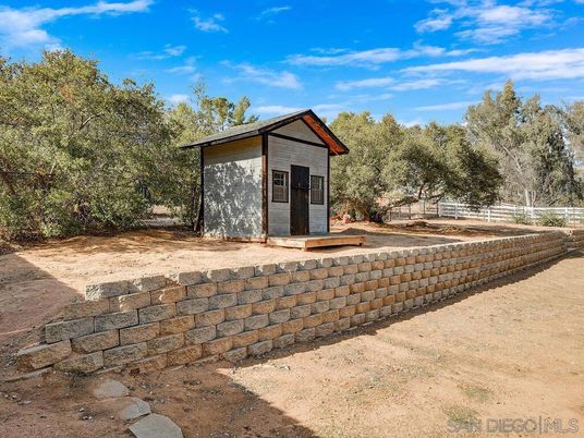 Backyard, Detached Garage, Exterior