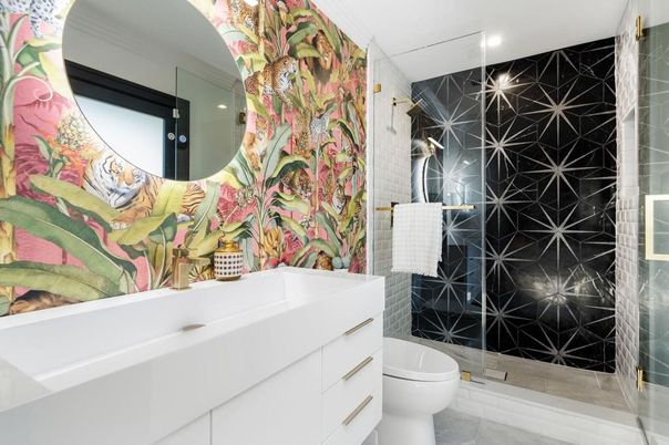 Bathroom, Interior, Recessed Lighting