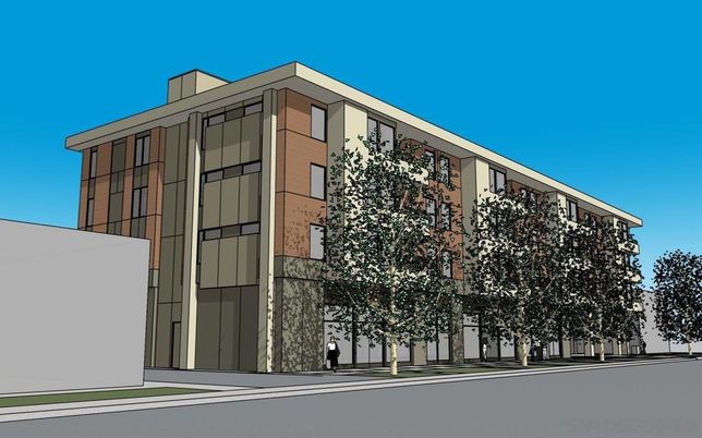 Exterior, Facade, Modern
