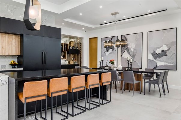 Dining room, Interior, Pendant Lights, Recessed Lighting