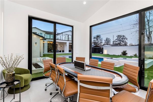 Home Office, Interior, Recessed Lighting