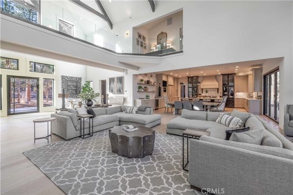 Dining room, Interior, Kitchen, Living room, Pendant Lights, Recessed Lighting, Stainless Steel Appliances, Wood Texture Flooring