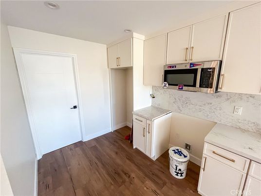 Interior, Marble Walls, Wood Texture Flooring