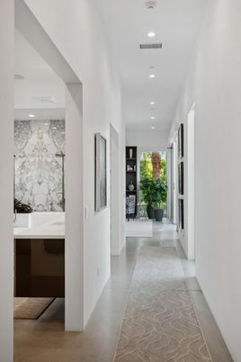 Interior, Marble Walls, Recessed Lighting