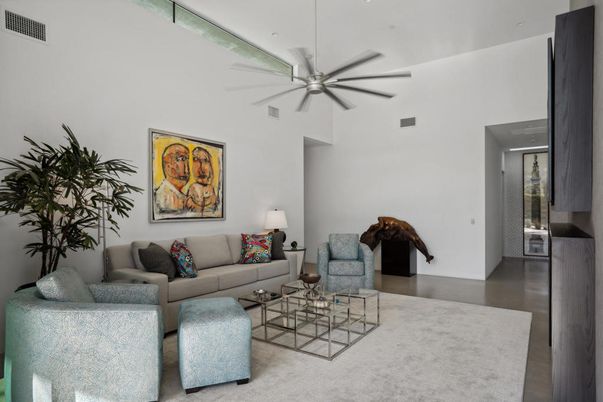 Interior, Living room, Recessed Lighting