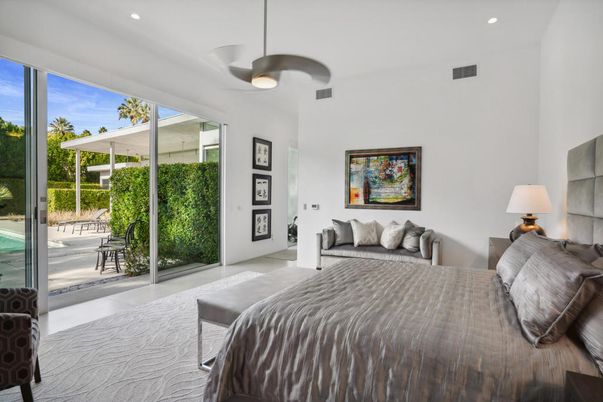 Bedroom, Interior, Pendant Lights, Recessed Lighting