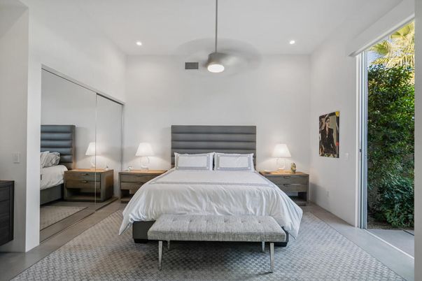 Bedroom, Interior, Pendant Lights, Recessed Lighting