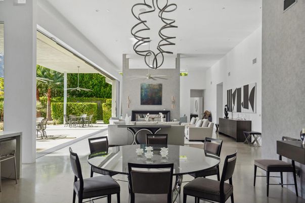 Dining room, Interior, Living room, Pendant Lights, Recessed Lighting