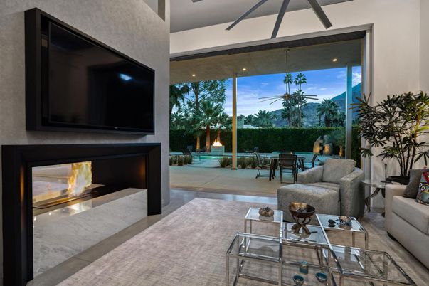 Fireplace, Interior, Living room