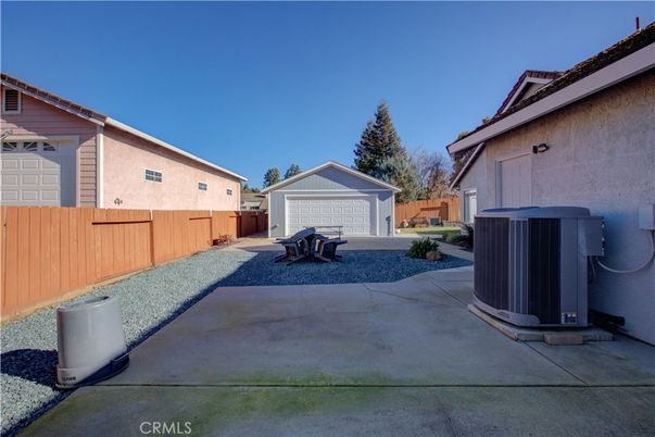 Backyard, Detached Garage, Exterior