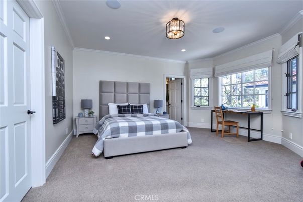 Bedroom, Home Office, Interior, Recessed Lighting