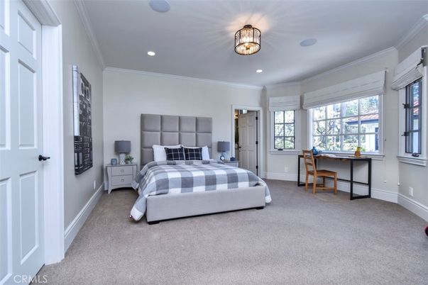 Bedroom, Home Office, Interior, Recessed Lighting