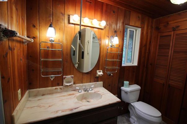 Bathroom, Interior, Wooden Walls