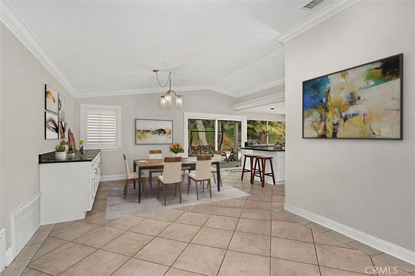 Dining room, Interior, Pendant Lights