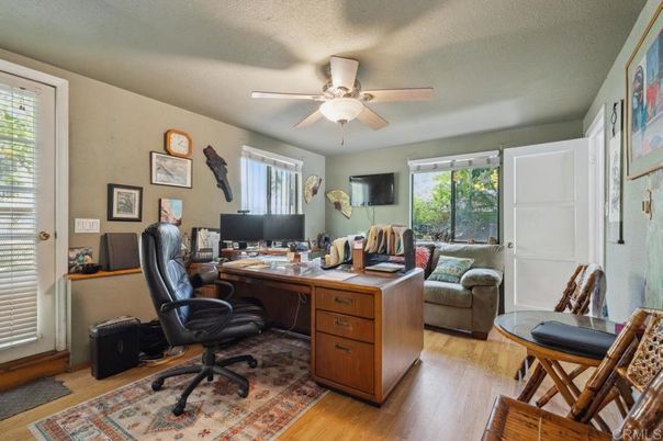 Home Office, Interior, Wood Texture Flooring