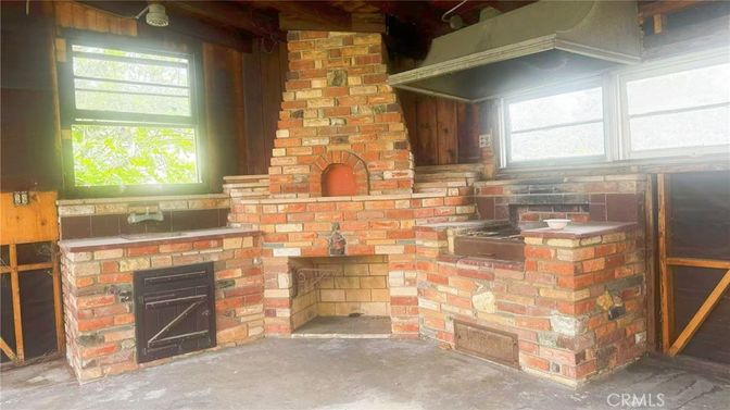 Fireplace, Interior, Stone Walls