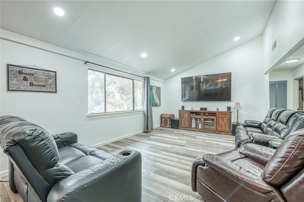 Home Theatre Room, Interior, Living room, Recessed Lighting, Theatre Room, Wood Texture Flooring