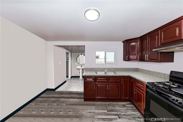 Interior, Kitchen, Wood Texture Flooring