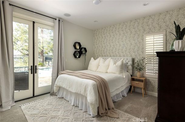 Bedroom, Interior, Recessed Lighting