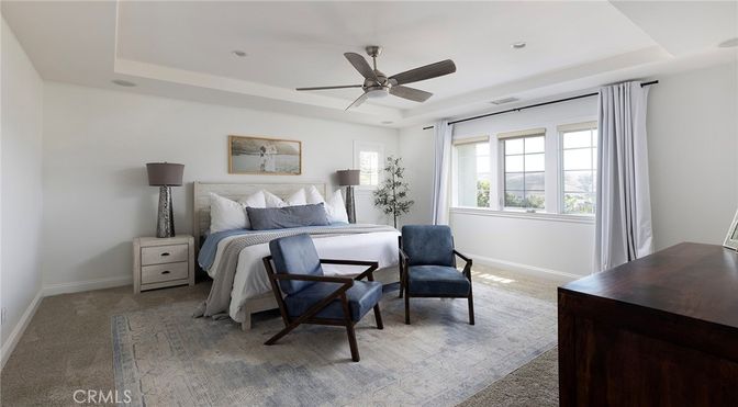 Bedroom, Interior, Recessed Lighting