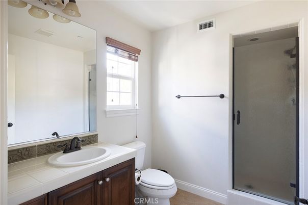 Bathroom, Glass Shower, Interior, Tile Countertops