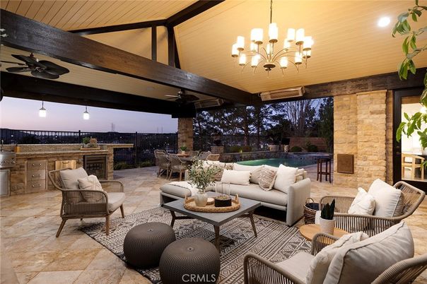 Chandelier, Exterior, Pool