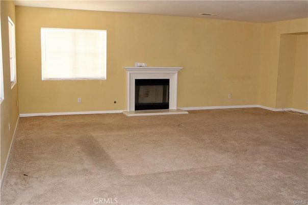 Empty room, Fireplace, Interior