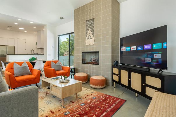 Interior, Kitchen, Living room, Recessed Lighting
