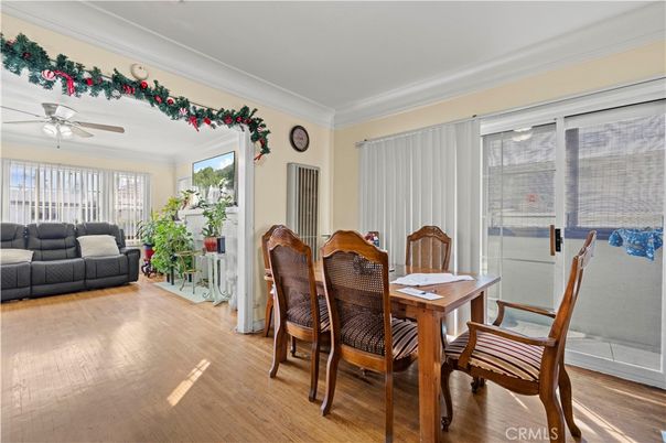 Dining room, Interior, Wood Texture Flooring