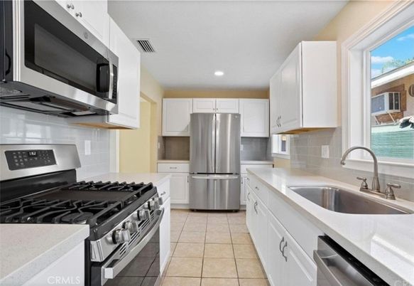 Interior, Kitchen, Recessed Lighting, Stainless Steel Appliances