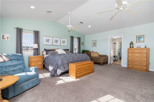 Bedroom, Interior, Recessed Lighting