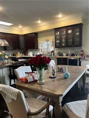 Dining room, Interior, Kitchen, Recessed Lighting, Stainless Steel Appliances