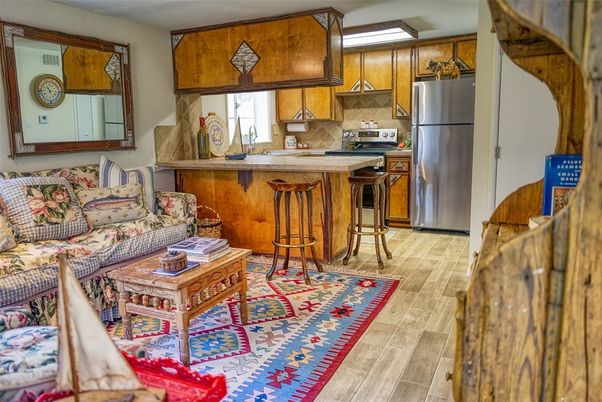 Interior, Kitchen, Living room, Wood Texture Flooring