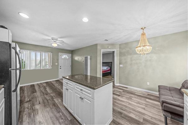 Chandelier, Interior, Recessed Lighting, Wood Texture Flooring