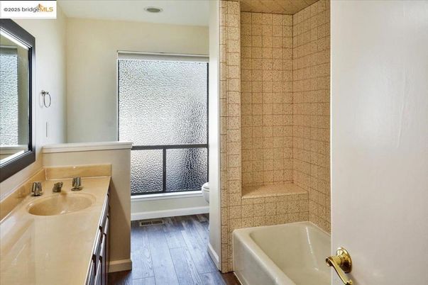 Bathroom, Interior, Wood Texture Flooring