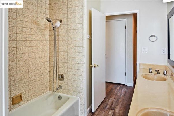 Bathroom, Interior, Wood Texture Flooring
