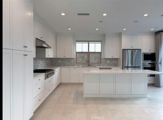 Interior, Kitchen, Recessed Lighting, Stainless Steel Appliances