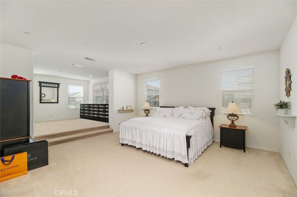 Bedroom, Interior, Recessed Lighting