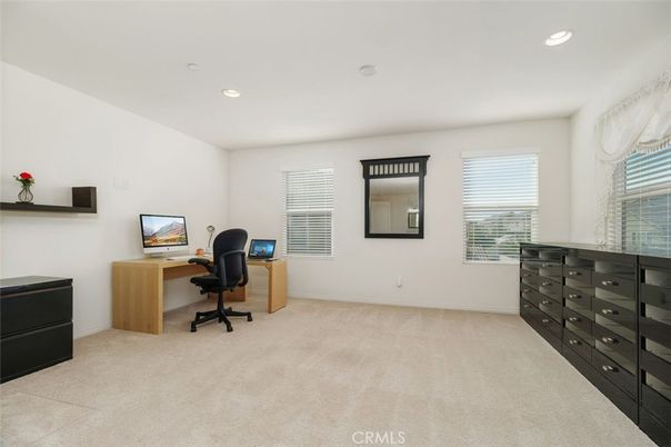 Home Office, Interior, Recessed Lighting