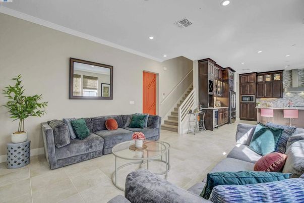 Interior, Kitchen, Living room, Recessed Lighting