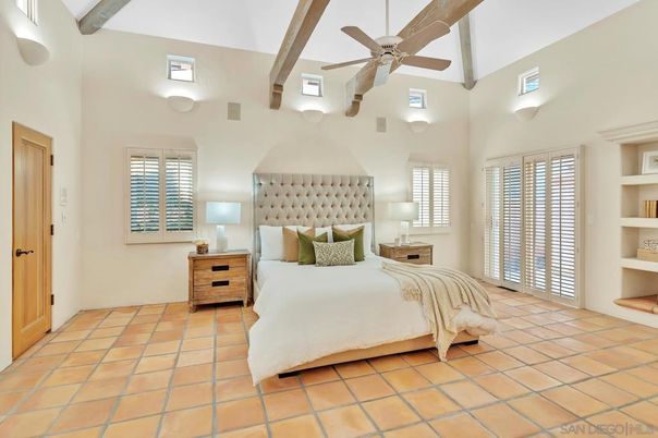 Bedroom, Interior, Wooden Beams