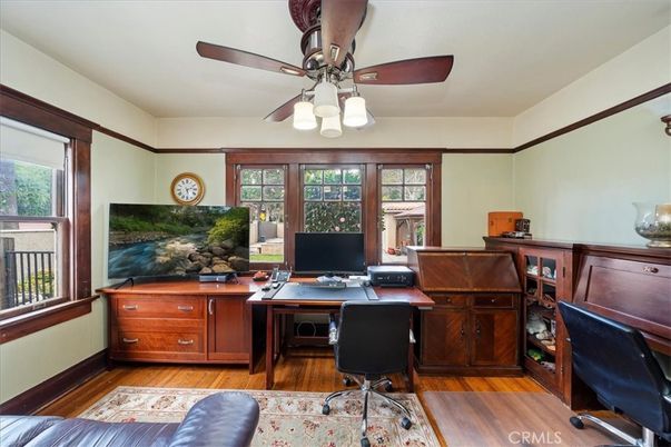 Home Office, Interior, Wood Texture Flooring