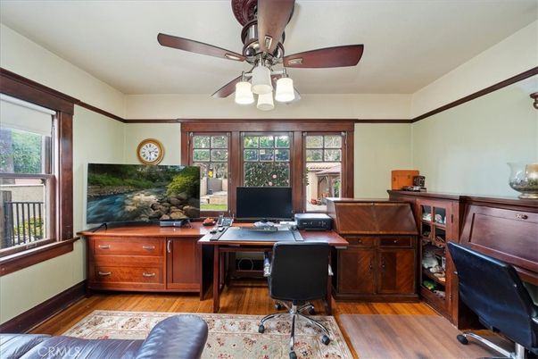 Home Office, Interior, Wood Texture Flooring