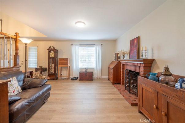 Fireplace, Interior, Wood Texture Flooring