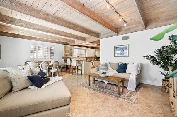 Interior, Kitchen, Living room, Wooden Beams, Wooden Ceilings