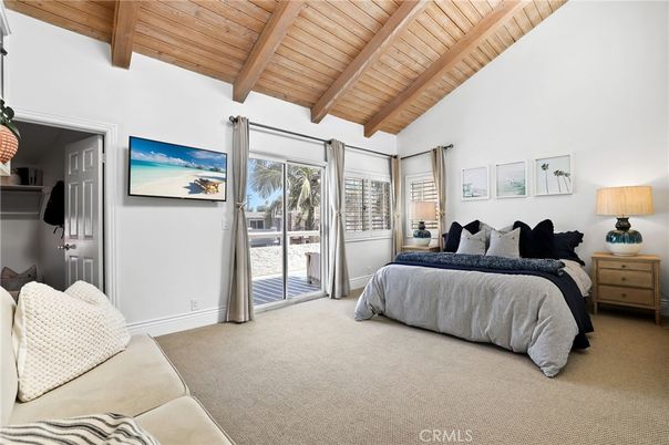 Bedroom, Interior, Wooden Beams, Wooden Ceilings